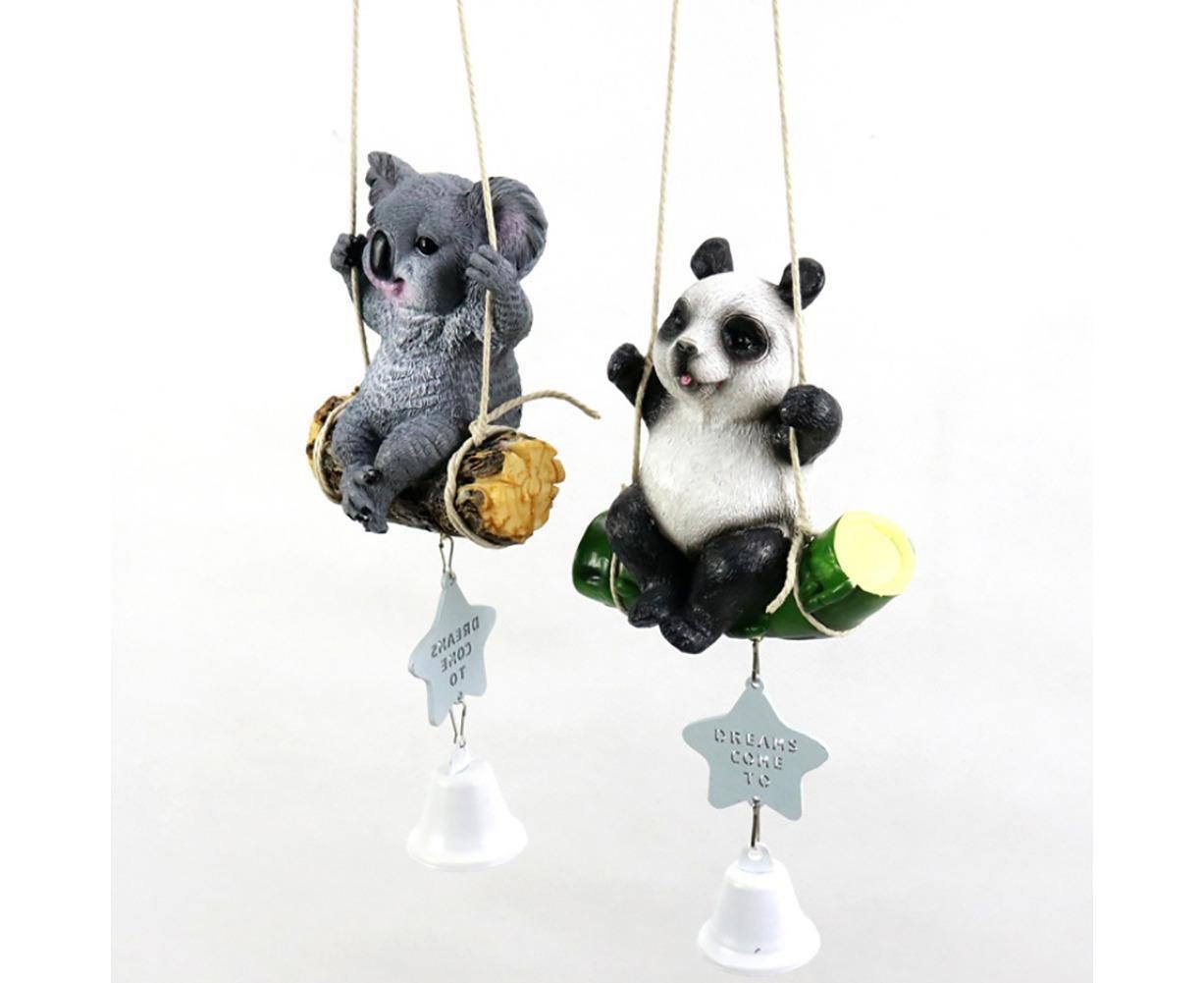 Cute Swing Panda Sloth Wind Chimes Home Door Window Balcony Hanging Bell Decor-Sloth V1263-JX-522