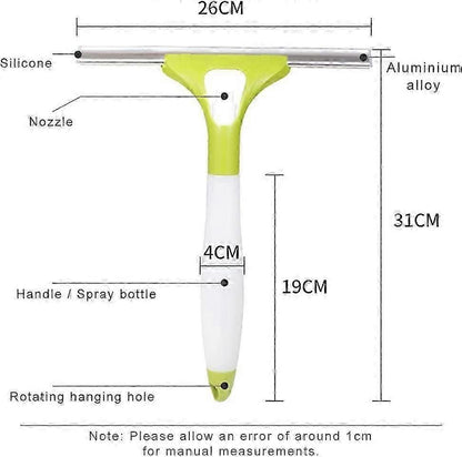 Silicone Shower Squeegee with Spray Bottle, Household Glass Cleaner V1263-JX-5221