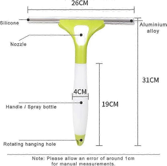 Silicone Shower Squeegee with Spray Bottle, Household Glass Cleaner V1263-JX-5221