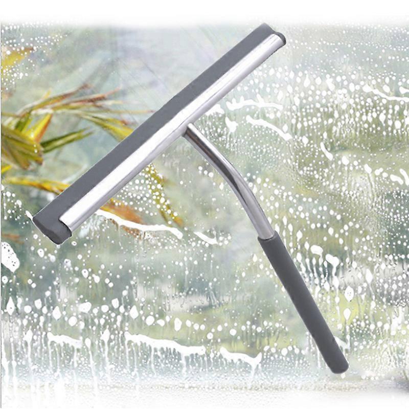 Stainless Steel Silicone Shower Squeegee, Glass Cleaning Tool V1263-JX-5222