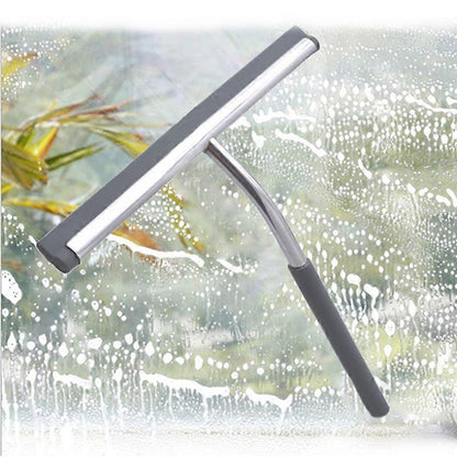 Stainless Steel Silicone Shower Squeegee, Glass Cleaning Tool V1263-JX-5222