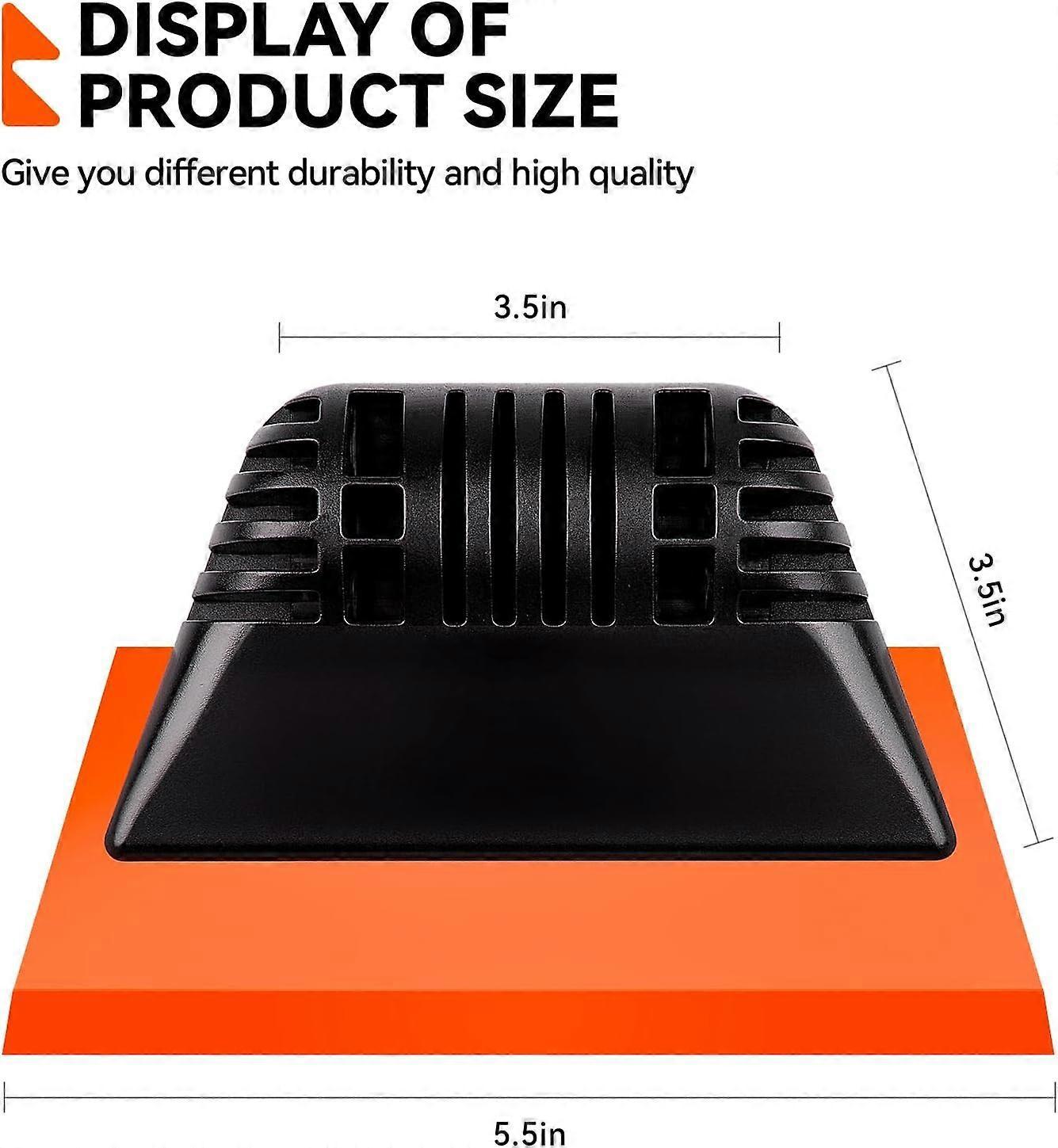 2pcs Orange Window Tint Squeegees, Non-Slip Rubber Handle PPF Tools V1263-JX-5223