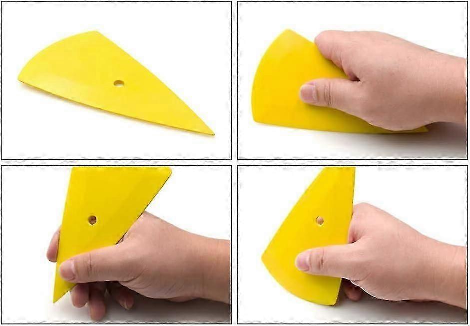Car Vinyl Wrap Felt Squeegee Tool, Applicator for Window Tint, Yellow V1263-JX-5224