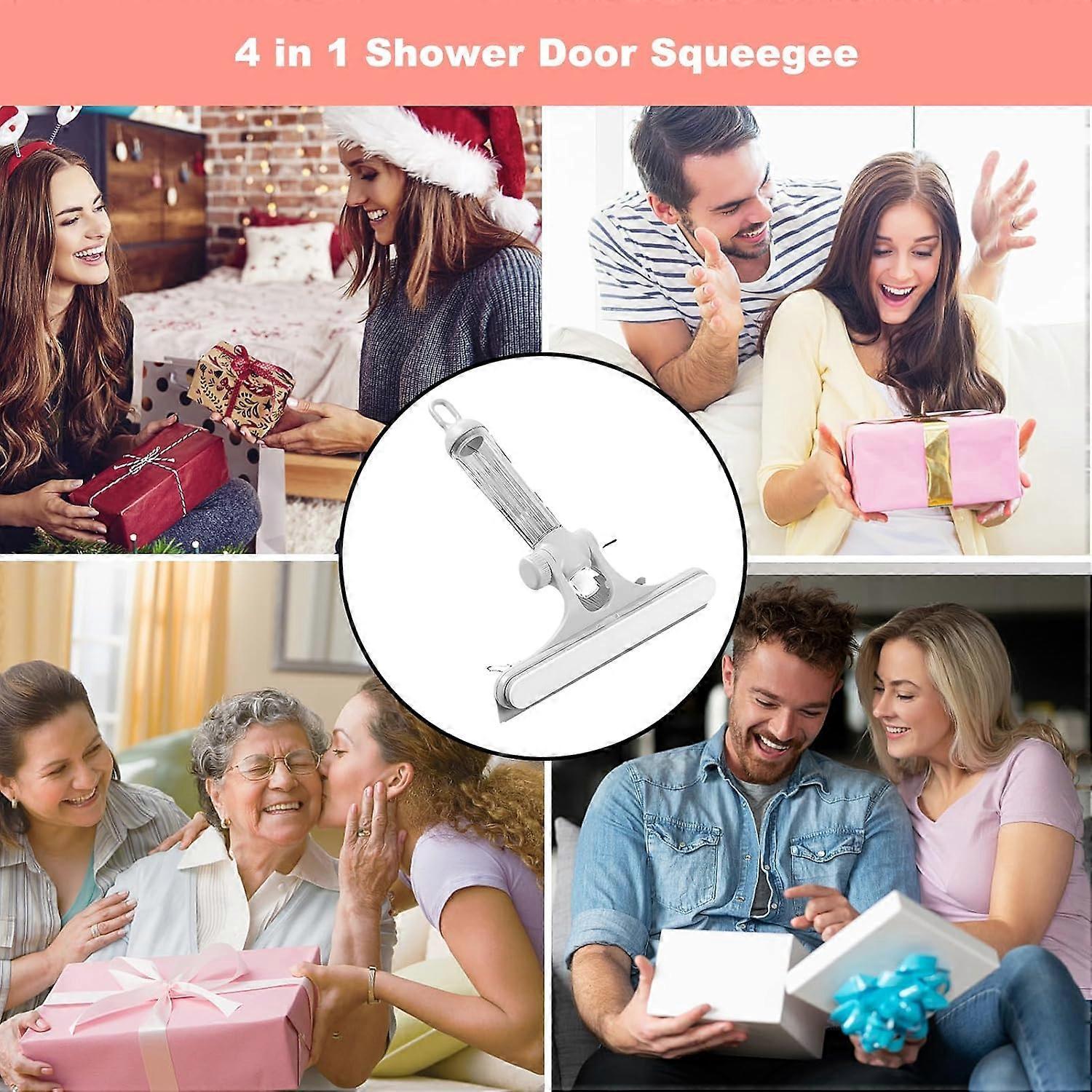 Shower & Window Glass Squeegee, Household Bathroom Water Cleaner V1263-JX-5227