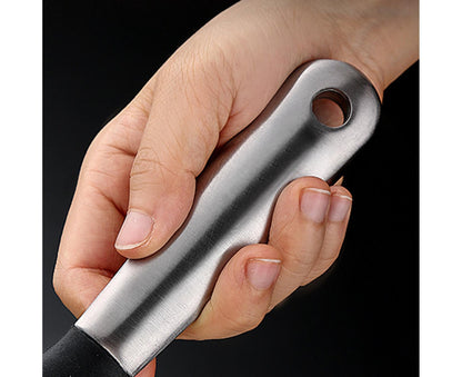Rice Spoon Portable Stainless Steel Anti-slip Scoop-Home-Black V1263-JX-523
