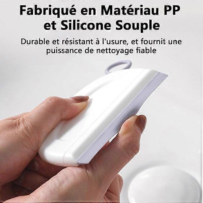 2pcs Mini Glass Squeegee, Small Shower Door Wipers, Multi-Purpose Use V1263-JX-5230