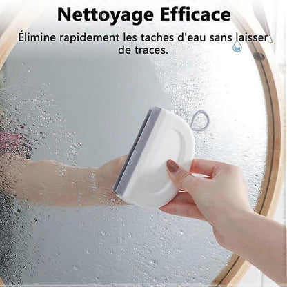 2pcs Mini Glass Squeegee, Small Shower Door Wipers, Multi-Purpose Use V1263-JX-5230