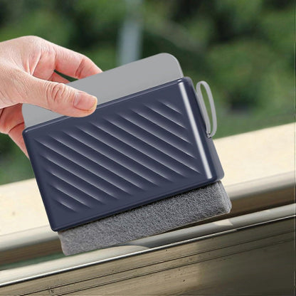 Multifunctional Window & Shower Squeegee with Grout Brush, Blue V1263-JX-5239