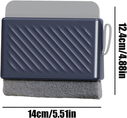 Multifunctional Window & Shower Squeegee with Grout Brush, Blue V1263-JX-5239