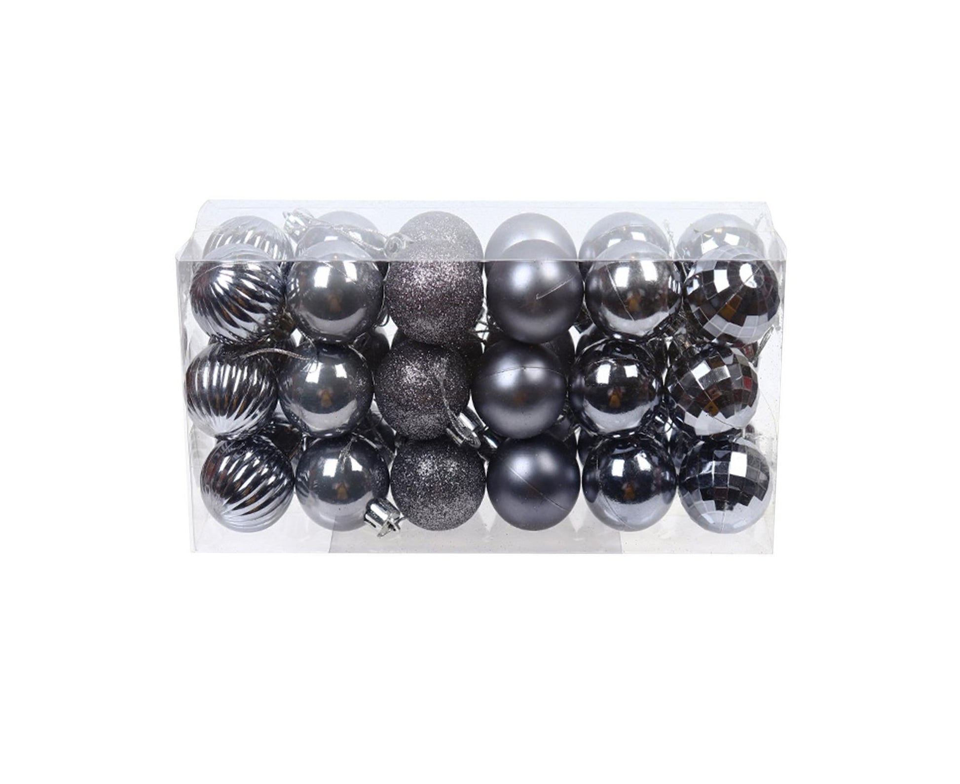 36Pcs/Box Christmas Ball-Iron Grey V1263-JX-524