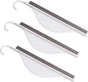 3pcs Silicone Shower Squeegee Set, Glass & Mirror Bathroom Cleaners V1263-JX-5241