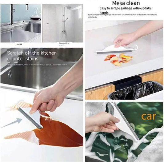 3pcs Silicone Shower Squeegee Set, Glass & Mirror Bathroom Cleaners V1263-JX-5241