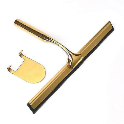 Stainless Steel & Silicone Shower Squeegee with Holder for Windows/Glass V1263-JX-5244