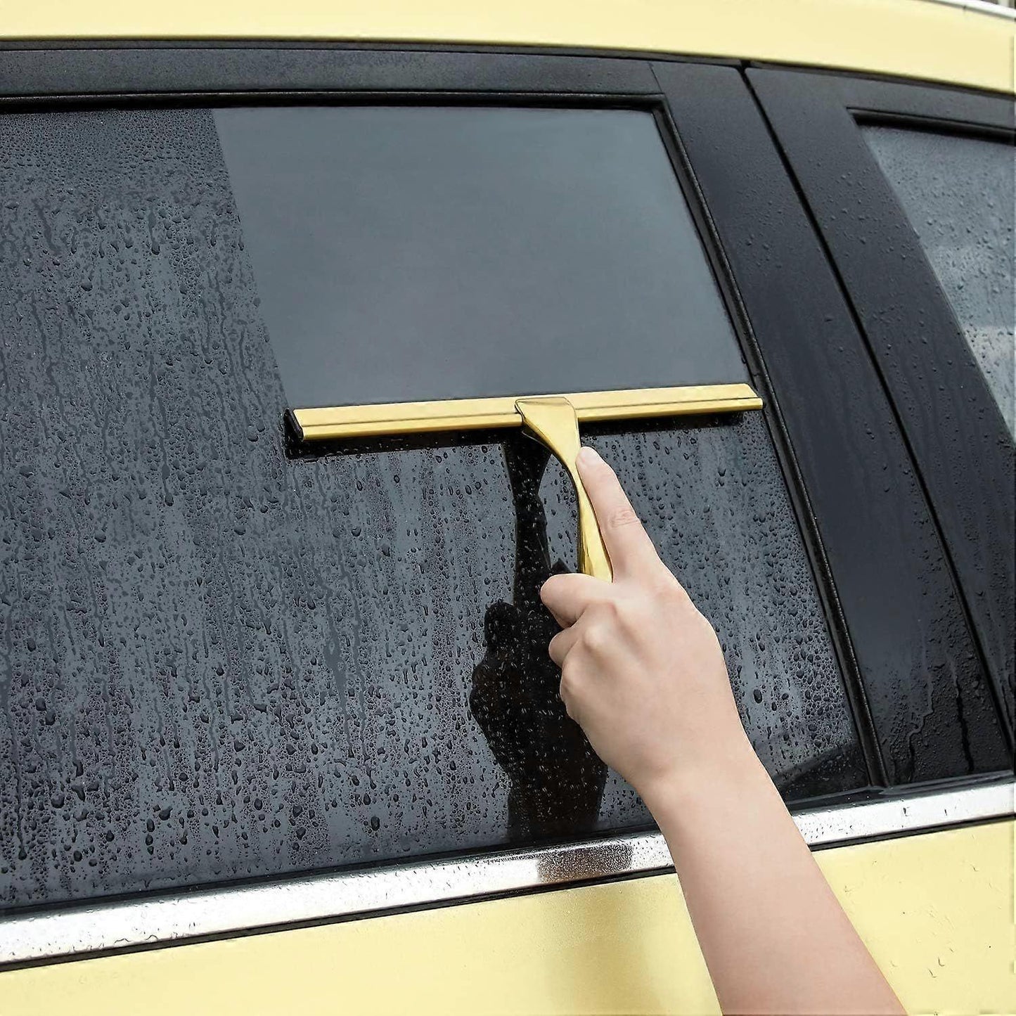 Stainless Steel & Silicone Shower Squeegee with Holder for Windows/Glass V1263-JX-5244