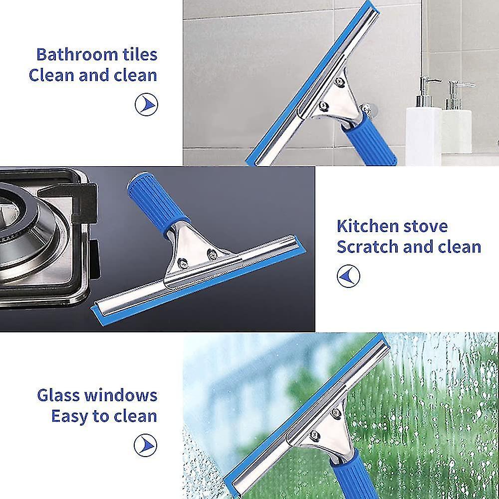 Professional Window Squeegee, Floor & Shower Cleaner with Handle V1263-JX-5248