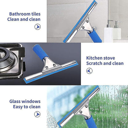 Professional Window Squeegee, Floor & Shower Cleaner with Handle V1263-JX-5248