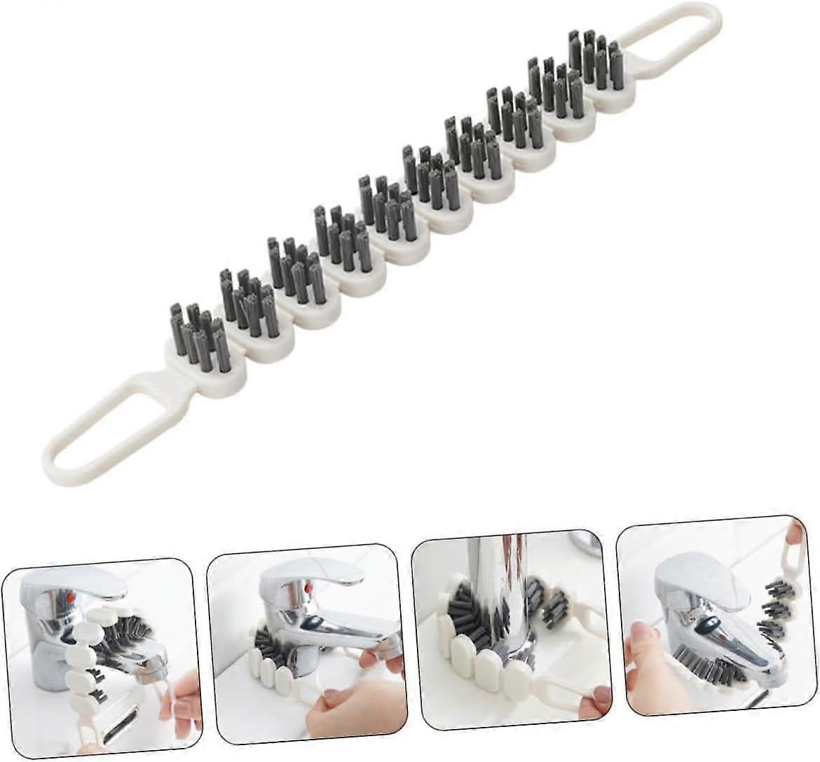 2pcs Bendable Crevice Cleaning Brushes for Gaps & Surfaces V1263-JX-5252