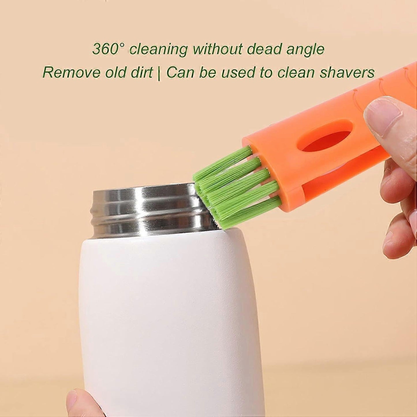 5pcs Shaver & Razor Cleaning Brush Set, Bottle Cleaner Tool V1263-JX-5258