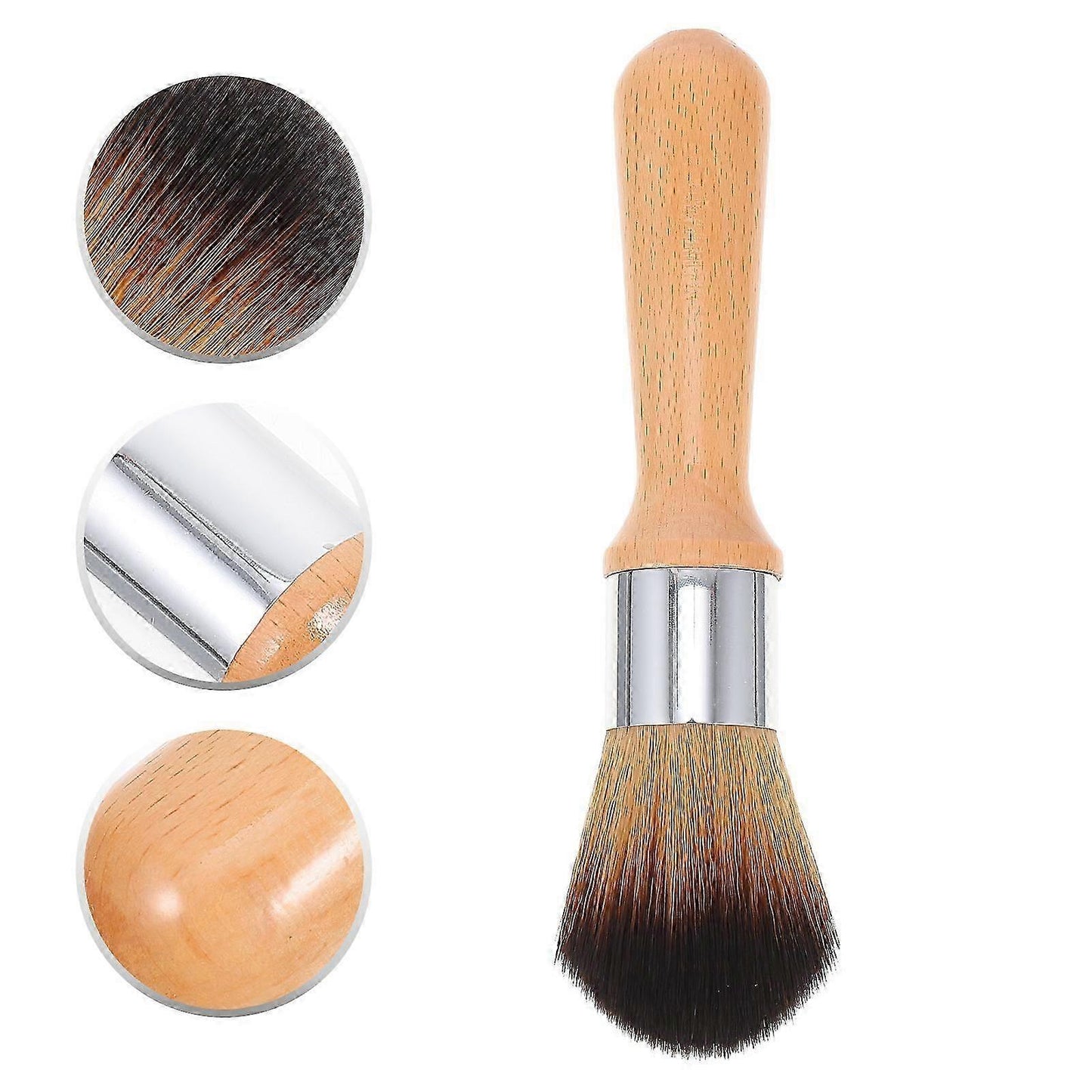 Model Cleaning Brush, Wooden Jadeware/Figure Hair Bench Brush V1263-JX-5260
