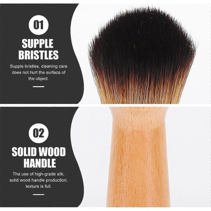 Model Cleaning Brush, Wooden Jadeware/Figure Hair Bench Brush V1263-JX-5260