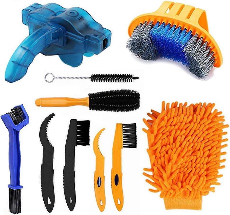 Bicycle Cleaning Brush Set, Bike Maintenance Tool Kit V1263-JX-5261