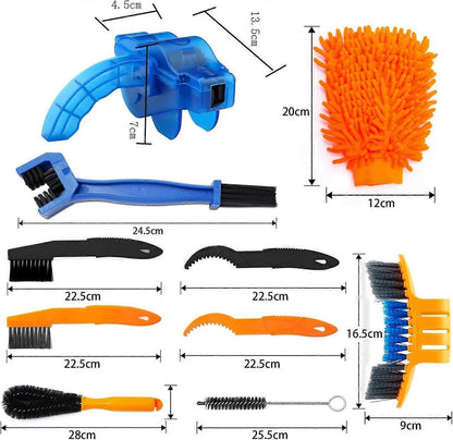 Bicycle Cleaning Brush Set, Bike Maintenance Tool Kit V1263-JX-5261