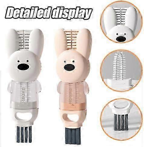 2pcs 45x130mm 4-in-1 Cleaning Brushes for Cup Lids V1263-JX-5262