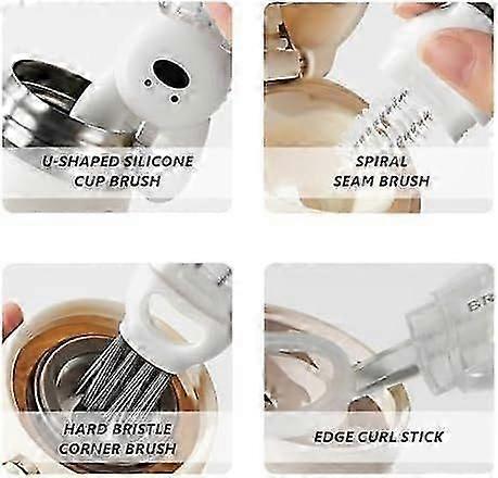 2pcs 45x130mm 4-in-1 Cleaning Brushes for Cup Lids V1263-JX-5262