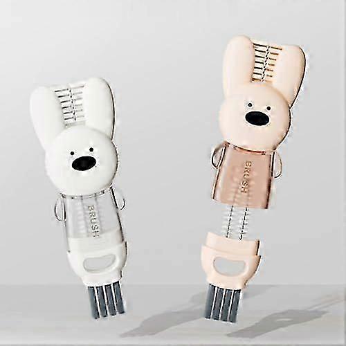 2pcs 45x130mm 4-in-1 Cleaning Brushes for Cup Lids V1263-JX-5262