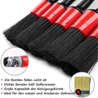5pcs Car Detailing Cleaning Brush Set for Interior & Exterior V1263-JX-5263