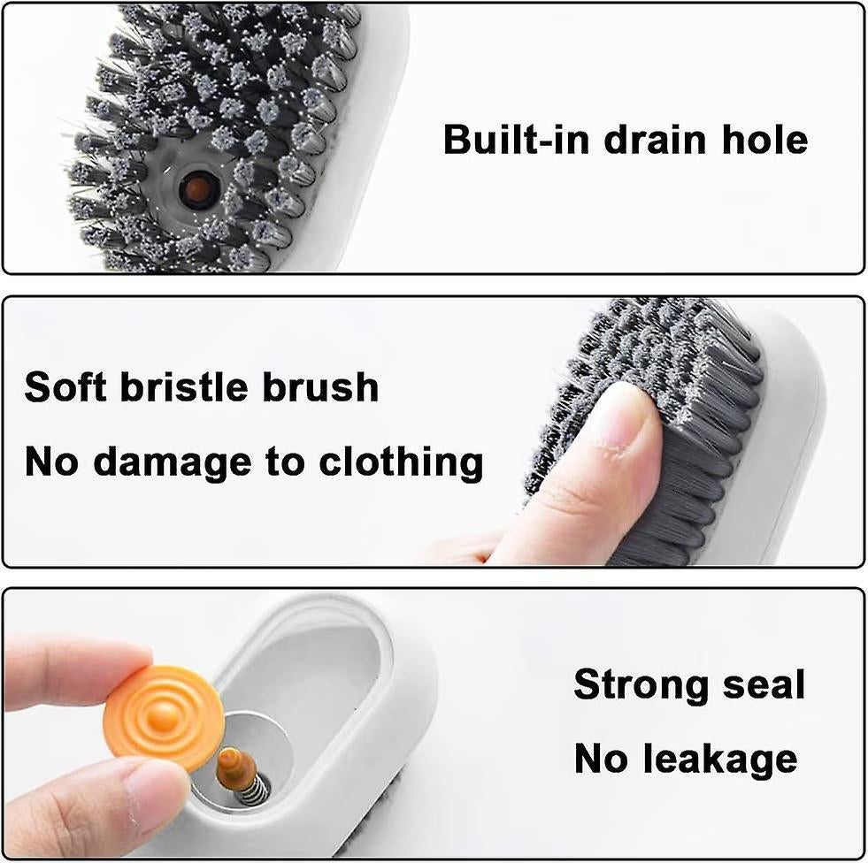 3pcs Soft Wool Household Cleaning Brushes, Multi-Use V1263-JX-5266