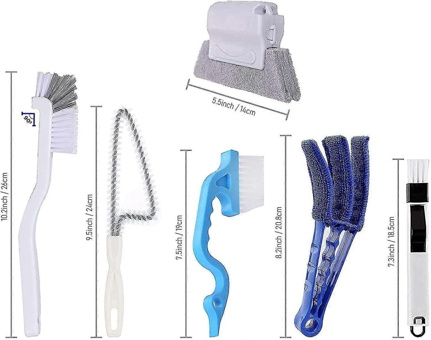 Window Groove & Corner Cleaning Brush for Kitchen & Blinds V1263-JX-5278