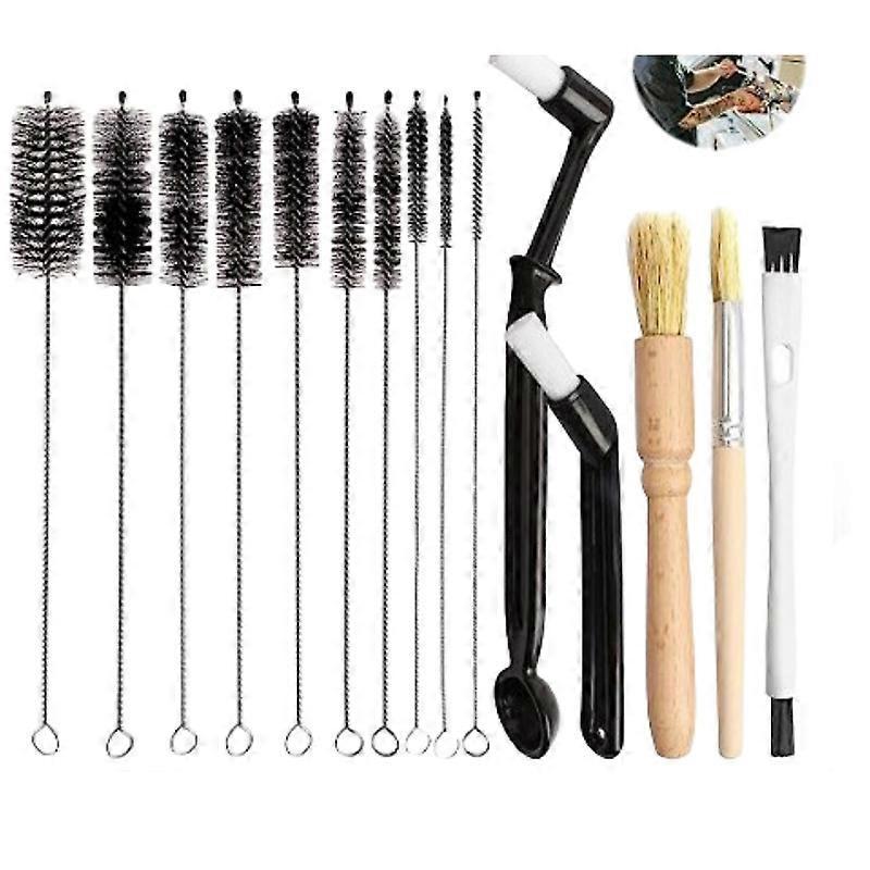 Coffee Machine Cleaning Brush Set, 15 Barista Accessories V1263-JX-5289