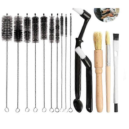 Coffee Machine Cleaning Brush Set, 15 Barista Accessories V1263-JX-5289
