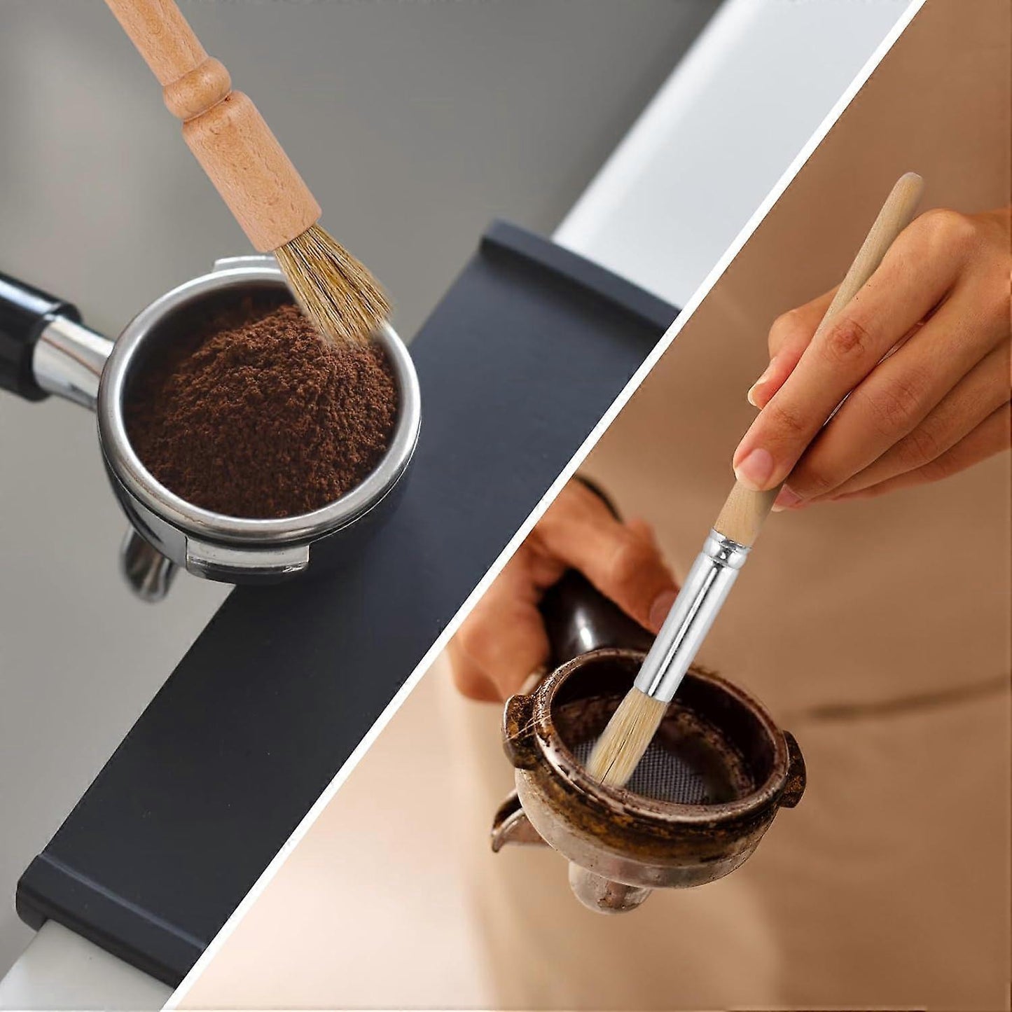 Coffee Machine Cleaning Brush Set, 15 Barista Accessories V1263-JX-5289