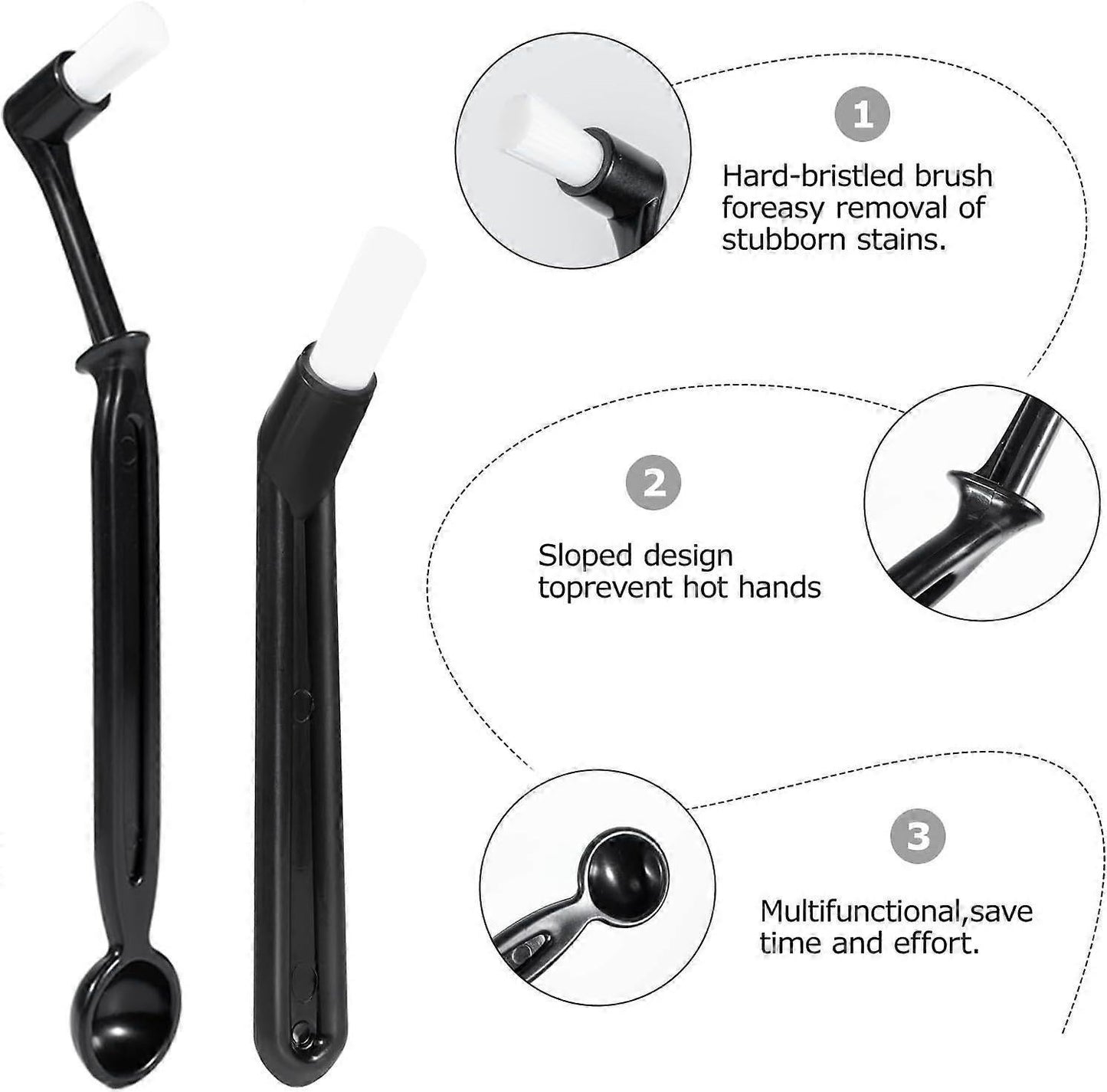 Coffee Machine Cleaning Brush Set, 15 Barista Accessories V1263-JX-5289