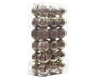 36Pcs Xmas Ornament Baubles for Party-Champaign Gold 4cm V1263-JX-529