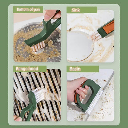 Cleaning Brush Kit for Grout, Gaps, Bathroom & Kitchen Floor V1263-JX-5290