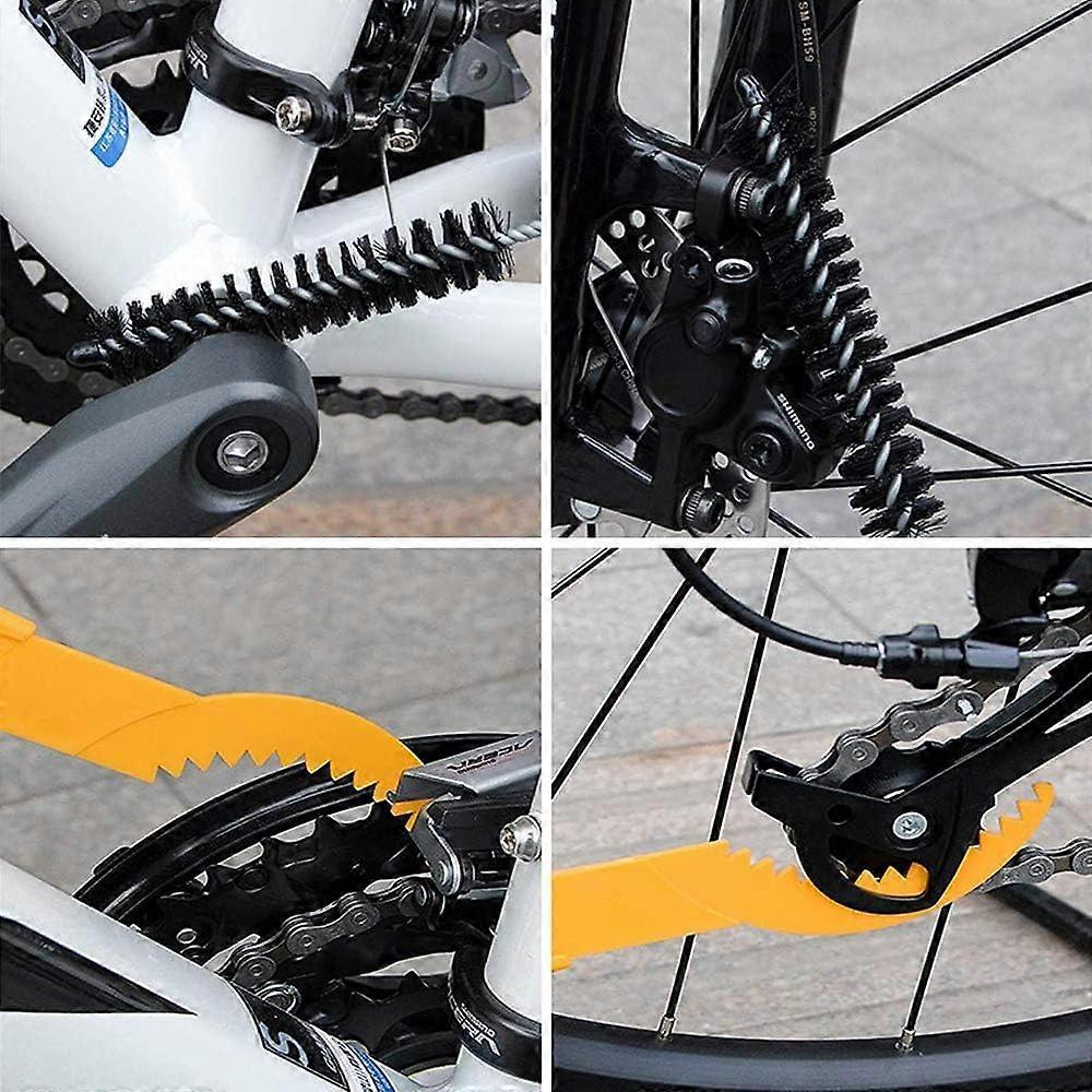 Bike Cleaning Brush Set, Chain & Wheel Maintenance Kit V1263-JX-5296