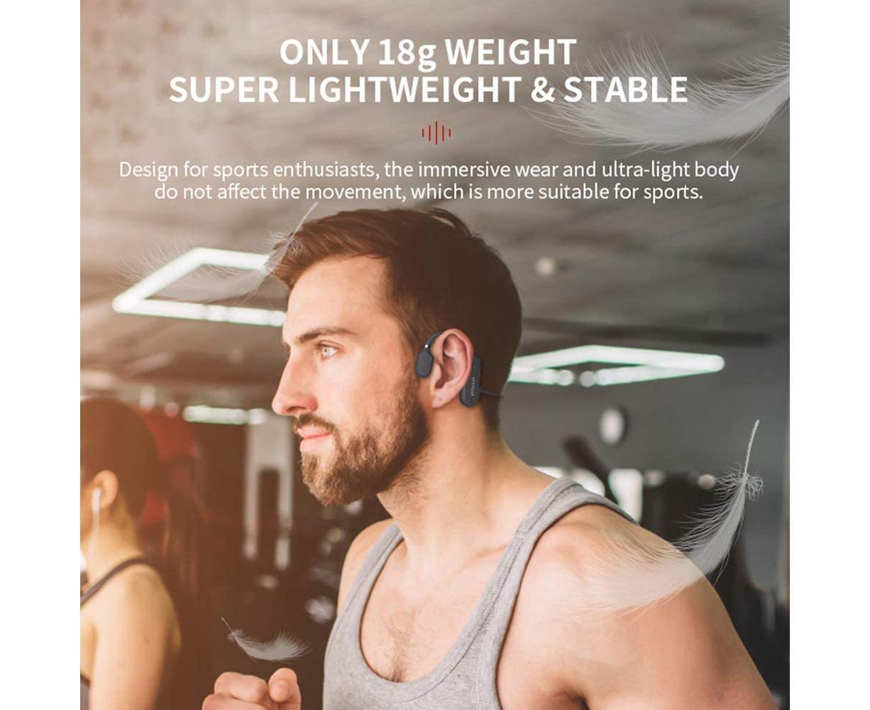 Wireless Sports Headphones - Bluetooth 5.0 - Waterproof Sweatproof Headset with Mic V1263-JX-53