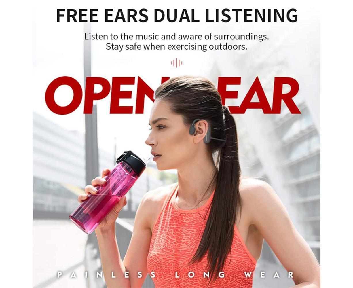 Wireless Sports Headphones - Bluetooth 5.0 - Waterproof Sweatproof Headset with Mic V1263-JX-53