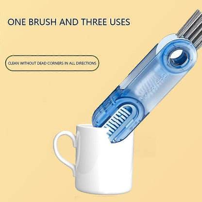 3-in-1 Multifunctional Cleaning Brush for Bottles & Cup Lids V1263-JX-5300