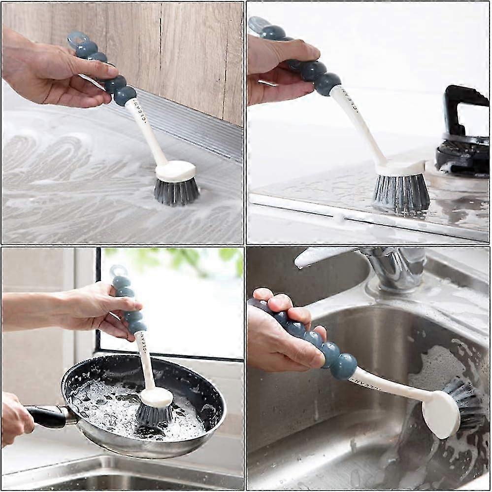 4pcs Cleaning Brush Set for Dish, Kitchen, Bathroom & Shoes V1263-JX-5302