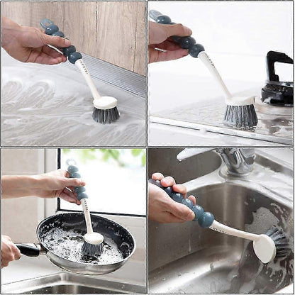 4pcs Cleaning Brush Set for Dish, Kitchen, Bathroom & Shoes V1263-JX-5302