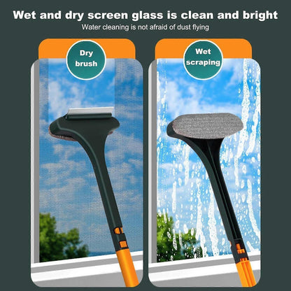 2-in-1 Window Screen Cleaning Brush, Mesh & Glass Scrubber V1263-JX-5303