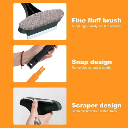 2-in-1 Window Screen Cleaning Brush, Mesh & Glass Scrubber V1263-JX-5303