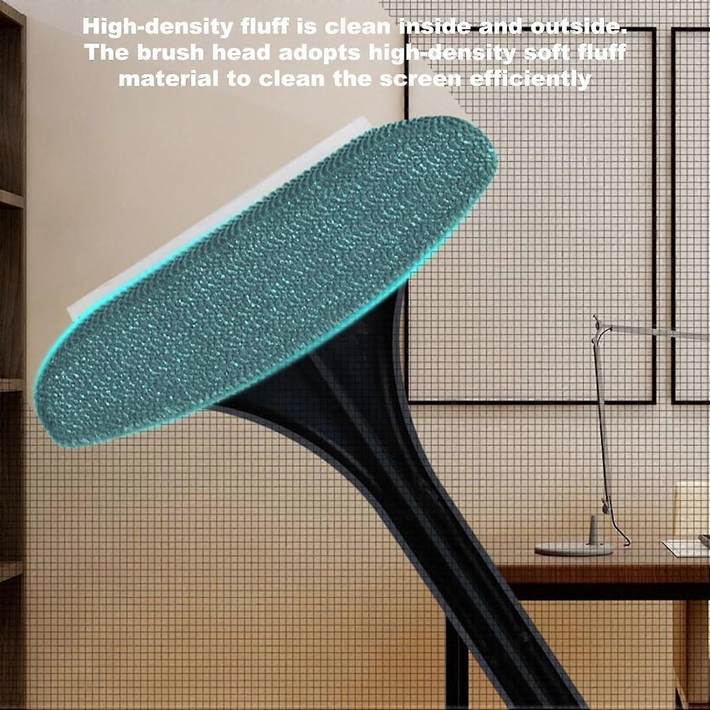 2-in-1 Window Screen Cleaning Brush, Mesh & Glass Scrubber V1263-JX-5303