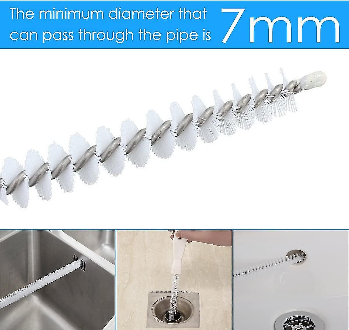 Bendable Drain Cleaning Brush, Flexible Pipe Cleaner V1263-JX-5304