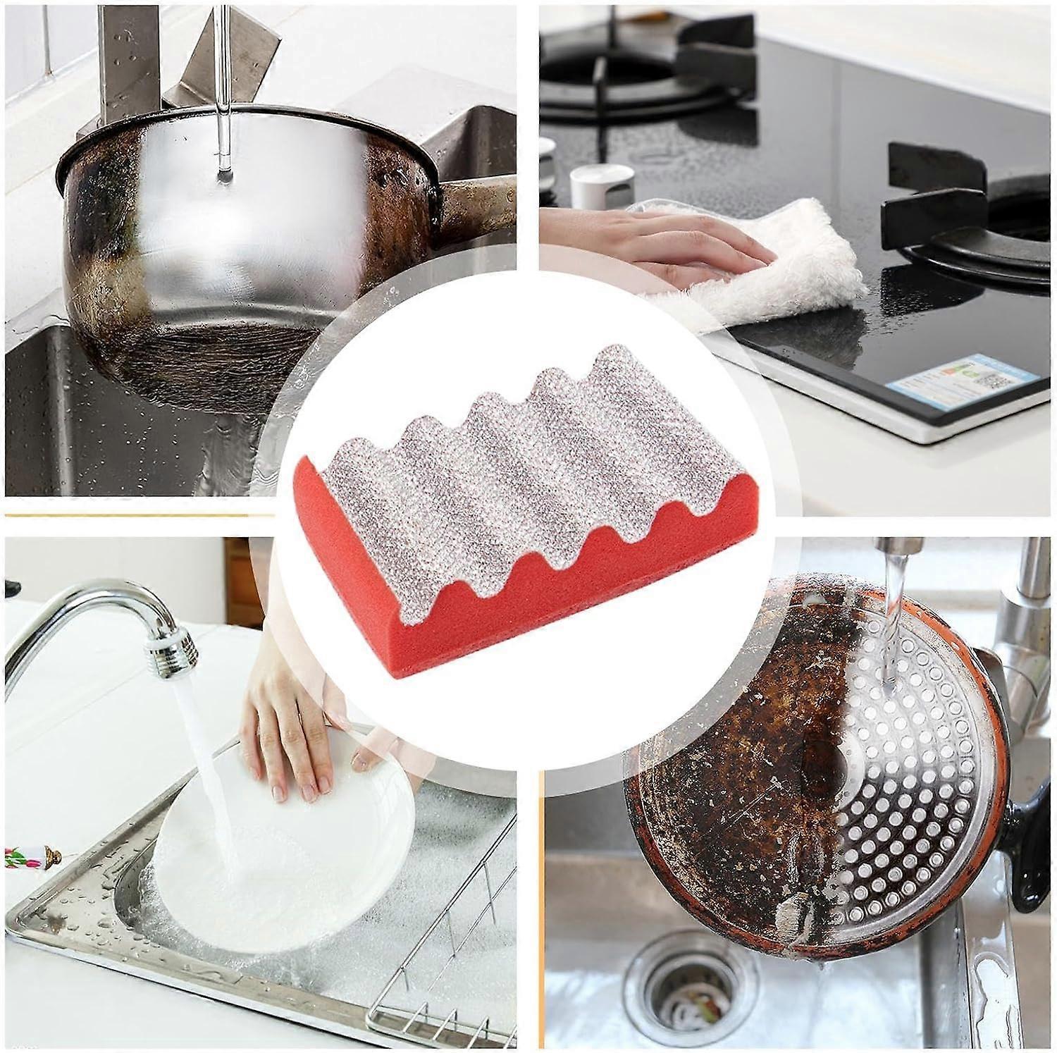 Grill & Pan Cleaning Brush with Scouring Pad, Kitchen Cleaner V1263-JX-5315