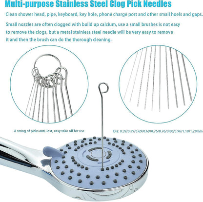 Shower Head Cleaning Brush Kit, Anti-Clog Small Crevice Brushes V1263-JX-5317